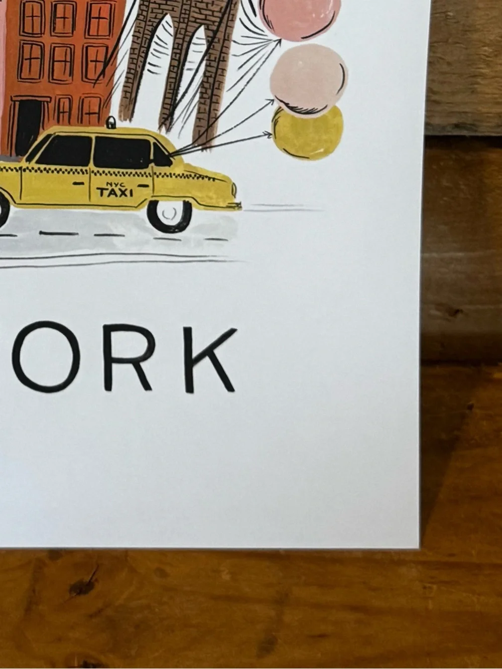 Rifle Paper Co. New York World Traveler Art Print 11x14